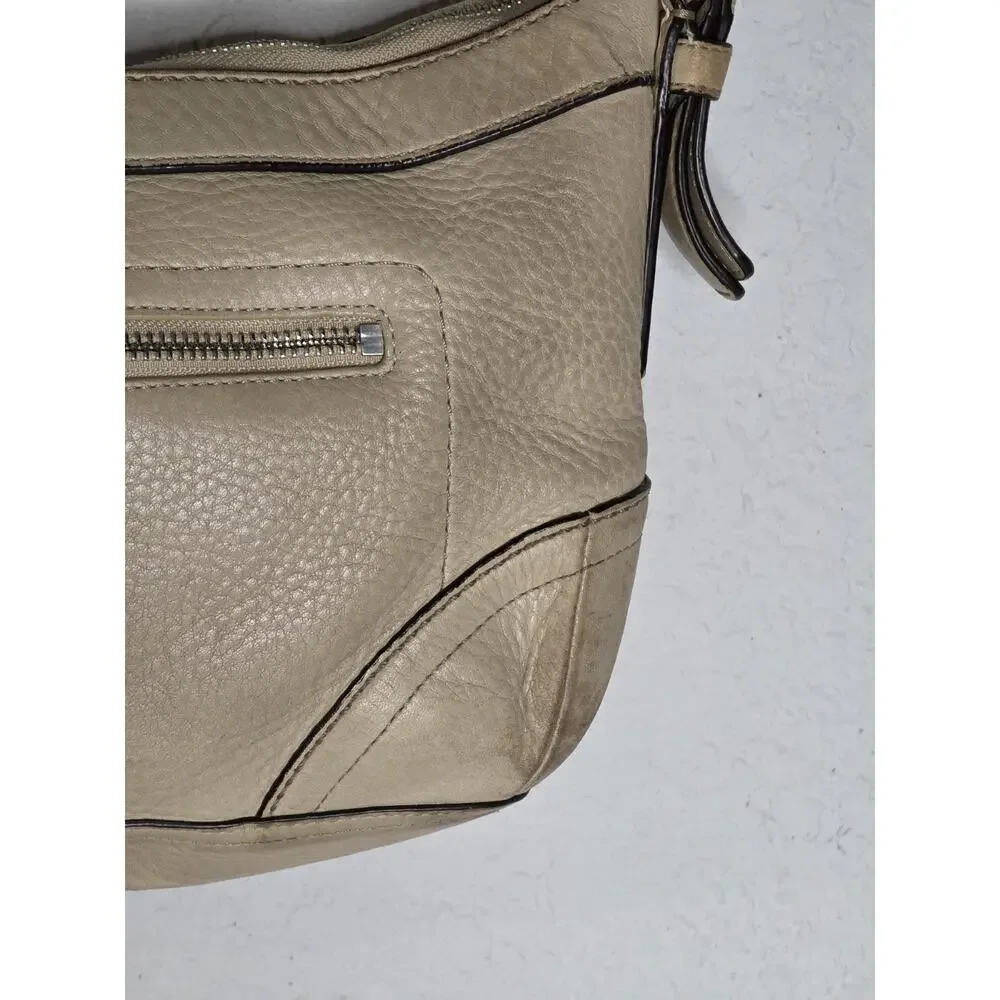 VINTAGE COACH F12321 MADISON TAN PEBBLE LEATHER SHOULDER BAG OLD SCHOOL LOOK Y2K